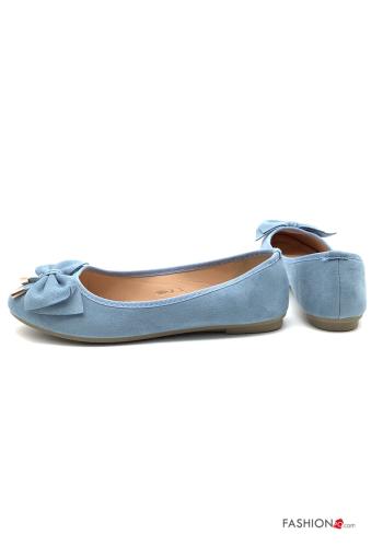 Ballerine  con fiocco camoscio - ph 2