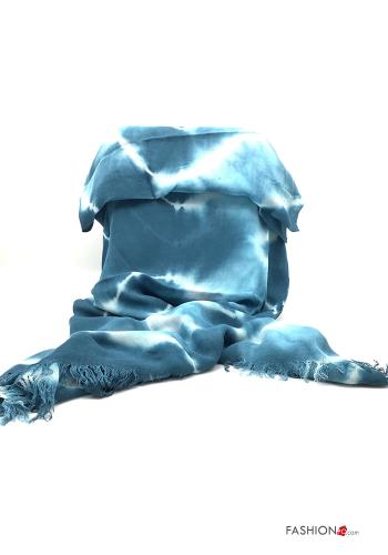 Batik Muster Tuch aus Baumwolle mit Fransen - ph 1
