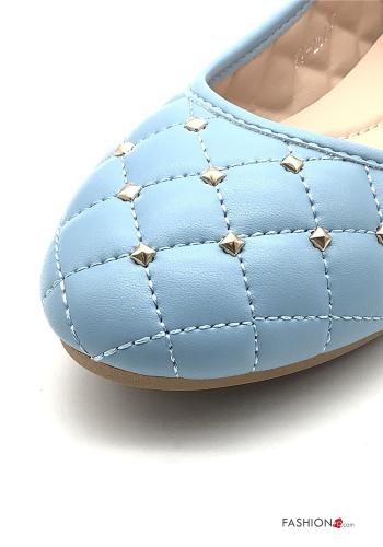 Ballerine  ecopelle con borchie - ph 3
