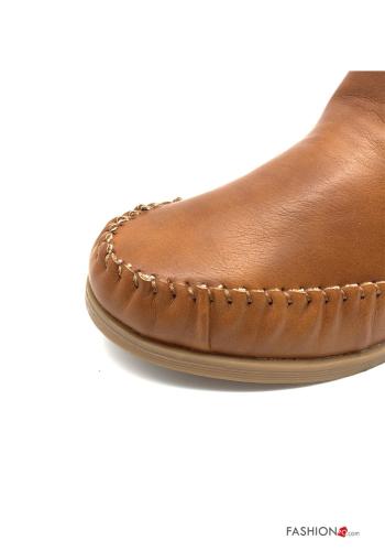 Botas  con cremallera con flecos imitación de cuero - ph 2