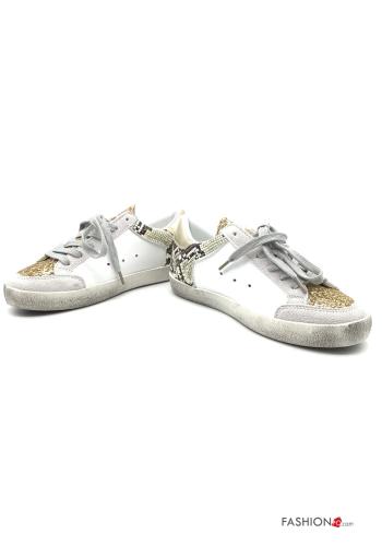 Sneakers basse  lurex Fantasia pitonata - ph 1
