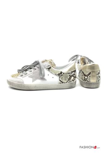 Sneakers basse  lurex Fantasia pitonata - ph 4