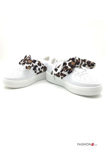 Sneakers  con fiocco Fantasia animalier - ph 1