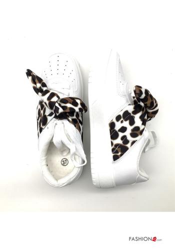Sneakers  con fiocco Fantasia animalier - ph 2