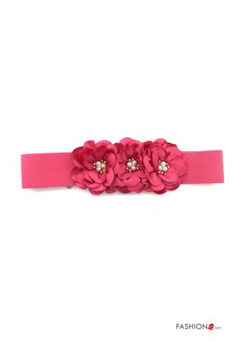 Ceinture à boutons avec strass avec des perles - ph 1