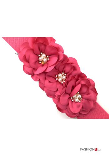 Ceinture à boutons avec strass avec des perles - ph 2