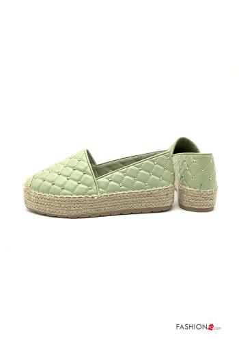 Geometric pattern Espadrilles with studs - ph 2