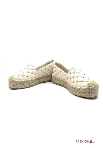 Geometric pattern Espadrilles with studs - ph 5