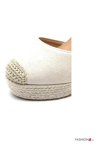 Espadrilles  réglable avec des clous avec sangle coins - ph 3