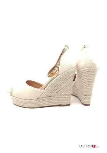 Espadrilles  réglable avec des clous avec sangle coins - ph 4