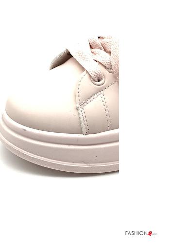 Baskets montantes  faux cuir - ph 3