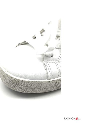 Sneakers basse  ecopelle camoscio Fantasia animalier - ph 3