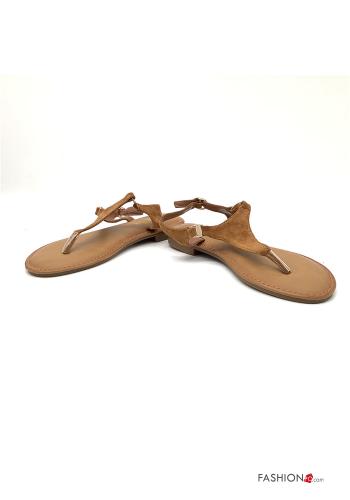Sandales  Suède avec sangle réglable - ph 1