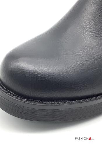 Stivaletti  con borchie con zip con cinturino - ph 3