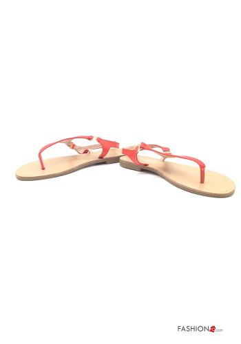 Sandales  faux cuir avec sangle réglable - ph 1
