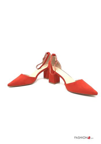 Zapatos de tacón alto  regulable con correa Gamuza - ph 1