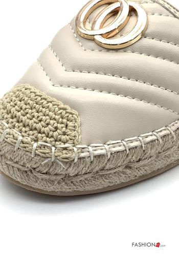 Espadrilles  Kunstleder mit Riemen - ph 3