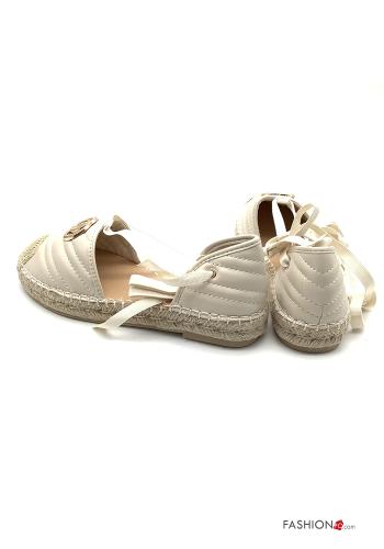 Espadrilles  Kunstleder mit Riemen - ph 4