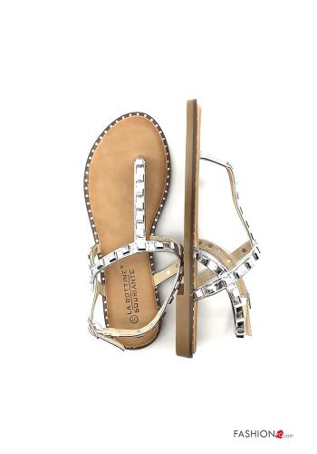Sandals  with studs with strap adjustable - ph 2
