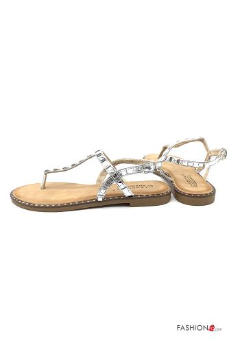 Sandals  with studs with strap adjustable - ph 4