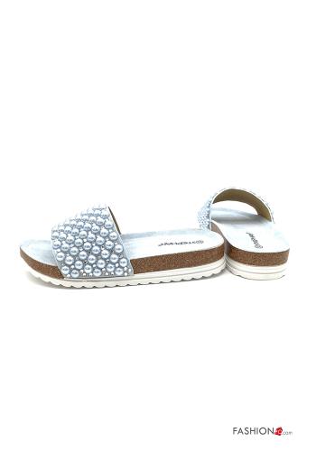Zapatillas  con perlas con brillantes - ph 4
