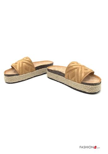 Chaussons  Suède compensées - ph 1