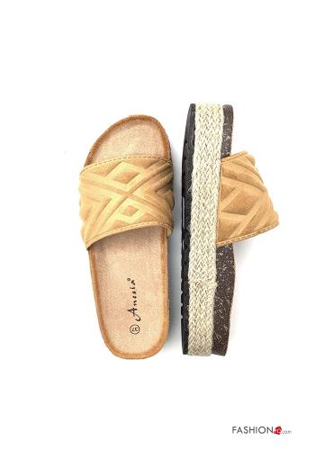 Chaussons  Suède compensées - ph 2