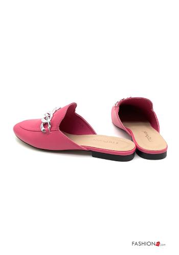 Chaussures plates  sabot (mules) Imprimé nature - ph 4