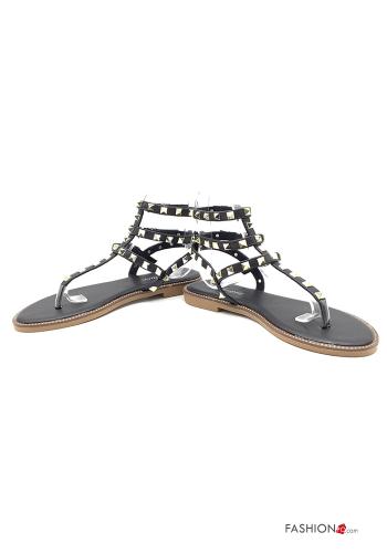 Sandali  regolabile con borchie con cinturino - ph 1