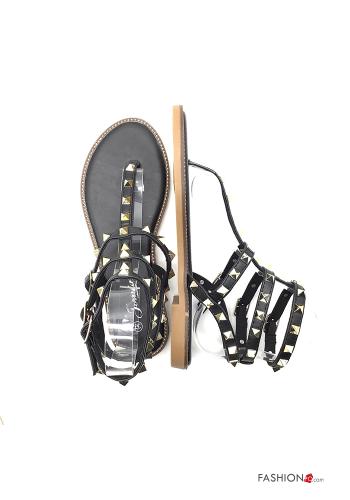 Sandali  regolabile con borchie con cinturino - ph 2