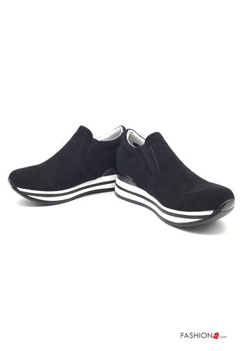 High-top sneakers  Suede wedge - ph 1