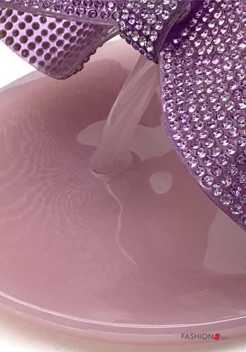 Flip Flop  mit Schleife mit Strasssteinen - ph 3