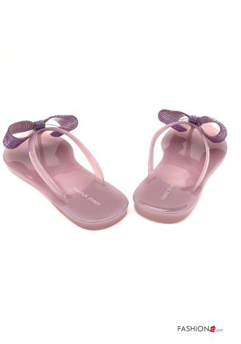 Flip Flop  mit Schleife mit Strasssteinen - ph 4