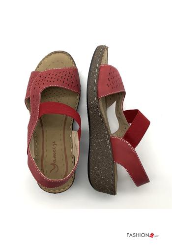 Sandalen  Kunstleder Keilabsatz - ph 2