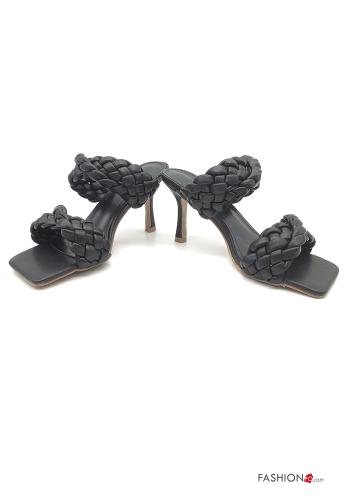 Scarpe con tacco  ecopelle open toe - ph 1