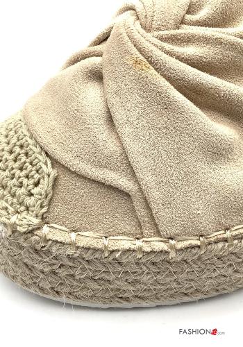 Espadrilles  mit Schleife Wildleder - ph 3