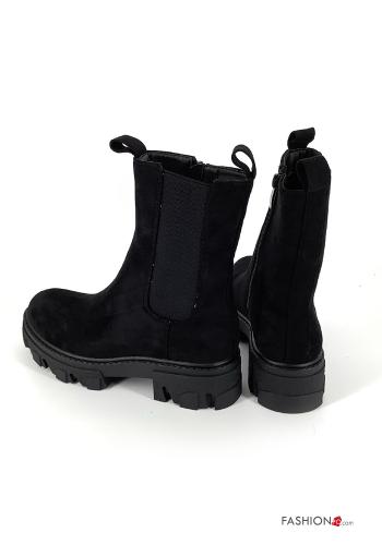 Stivaletti camoscio con zip - ph 3
