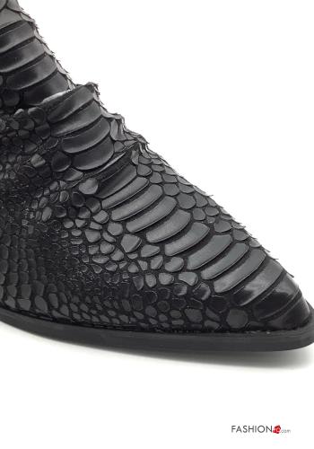 Ankle boots  with zip Python print - ph 3