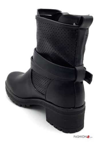Stivaletti  ecopelle con cinturino - ph 4