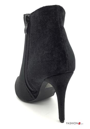 Stivaletti  con zip ecopelle camoscio - ph 3