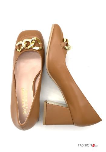 Scarpe con tacco ecopelle - ph 2