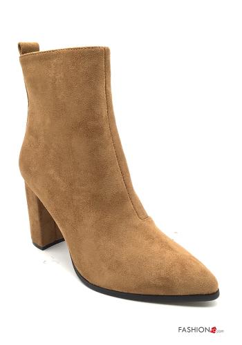 Suede Ankle boots with zip - ph 1