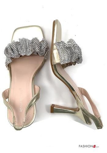 Heeled shoes with rhinestones - ph 2