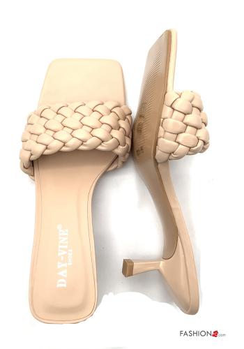 Sapatos de salto imitação de couro - ph 2