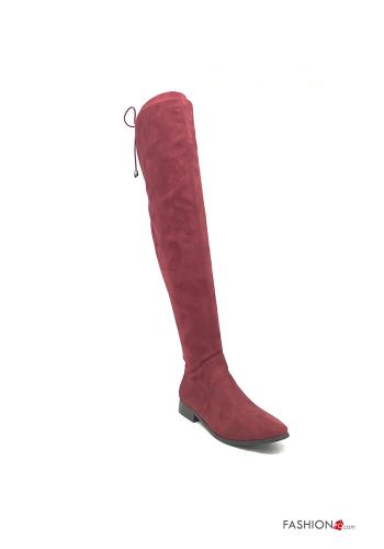 Botas Gamuza con moño con cremallera - ph 1