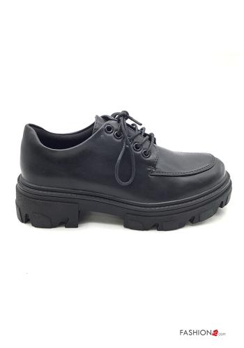 Sapatos rasos imitação de couro regulável - ph 2