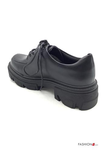 Sapatos rasos imitação de couro regulável - ph 4
