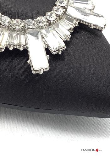 Zapatos planos con brillantes con correa - ph 3