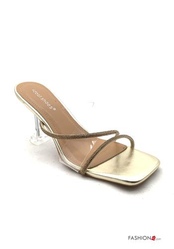 Scarpe con tacco con strass - ph 1