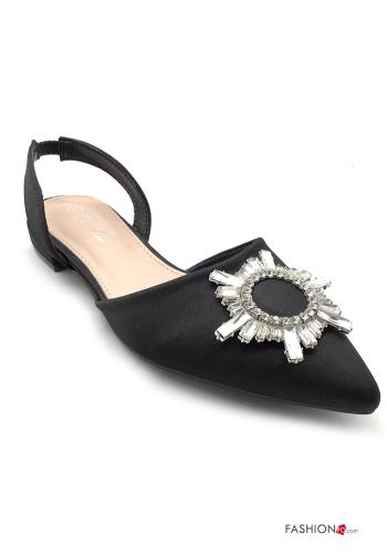 Slingback a punta con strass - ph 1